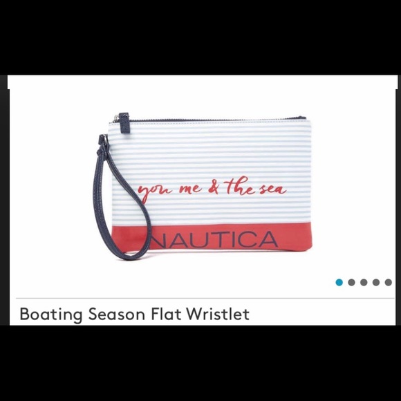 NWT Nautica Flat Wristlet - Picture 5 of 10